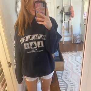 oversized gildan kennebunkport hoodie